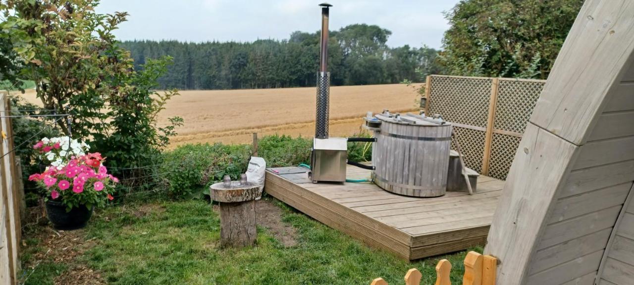 Norwell View Farm Glamping With Hot Tubs Bath Exterior foto